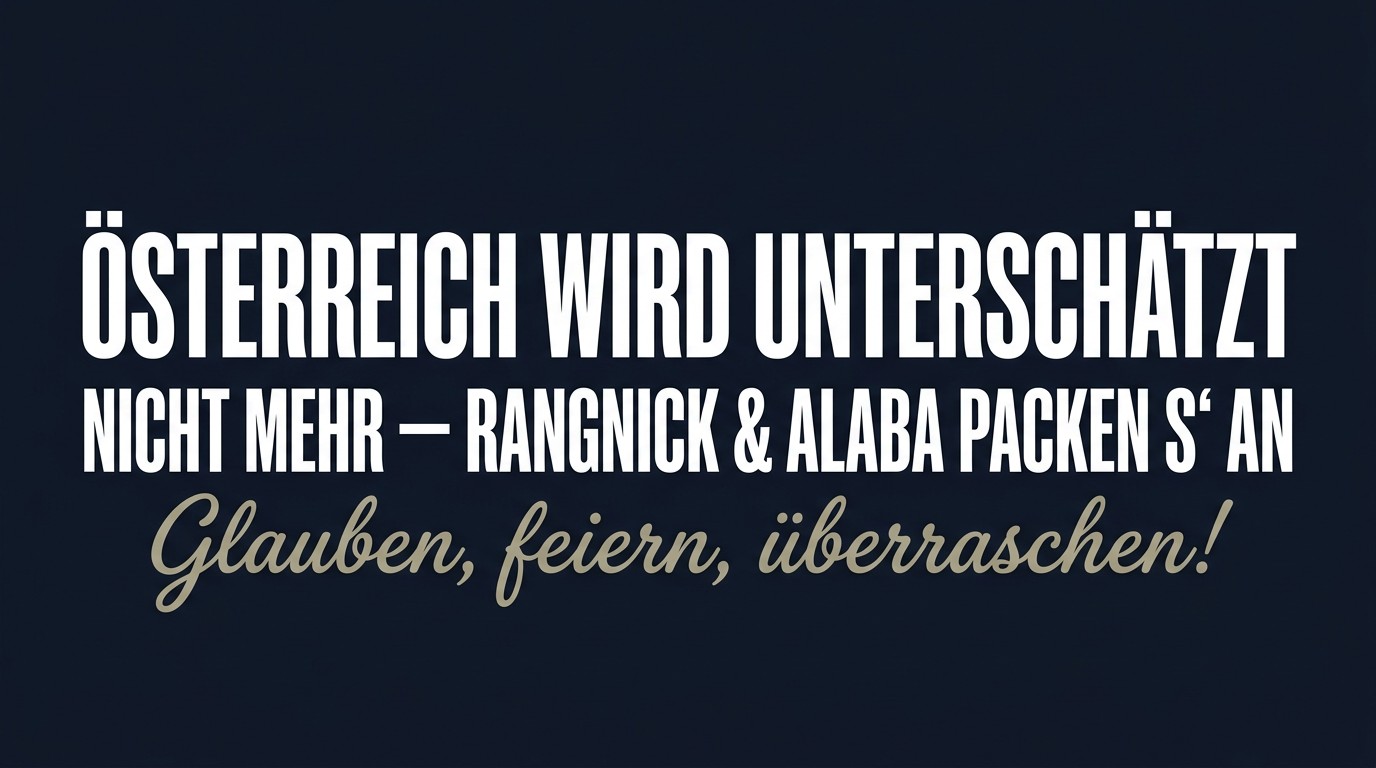 Ganz Österreich unterschätzt dieses Nationalteam bei der WM 2026