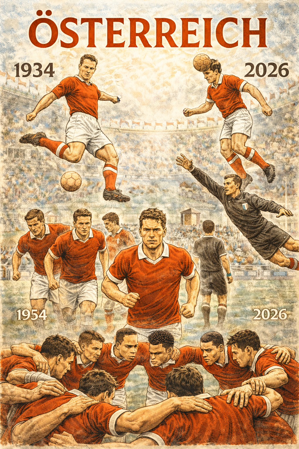 Österreich bei Weltmeisterschaften: Die komplette Geschichte 1934–2026